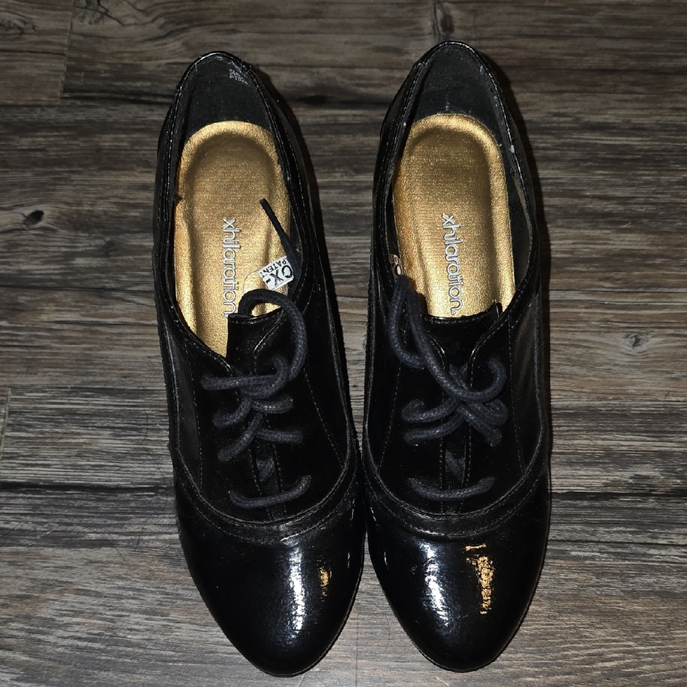 Xhilaration Black Lace Up Women's Boots Size 5